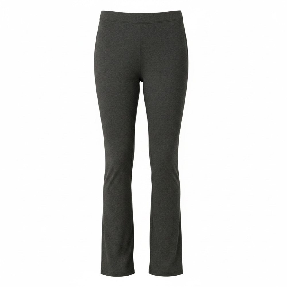 Soft Surroundings Women's Pull-On Flare Leg Pants Dark Gray Size XL